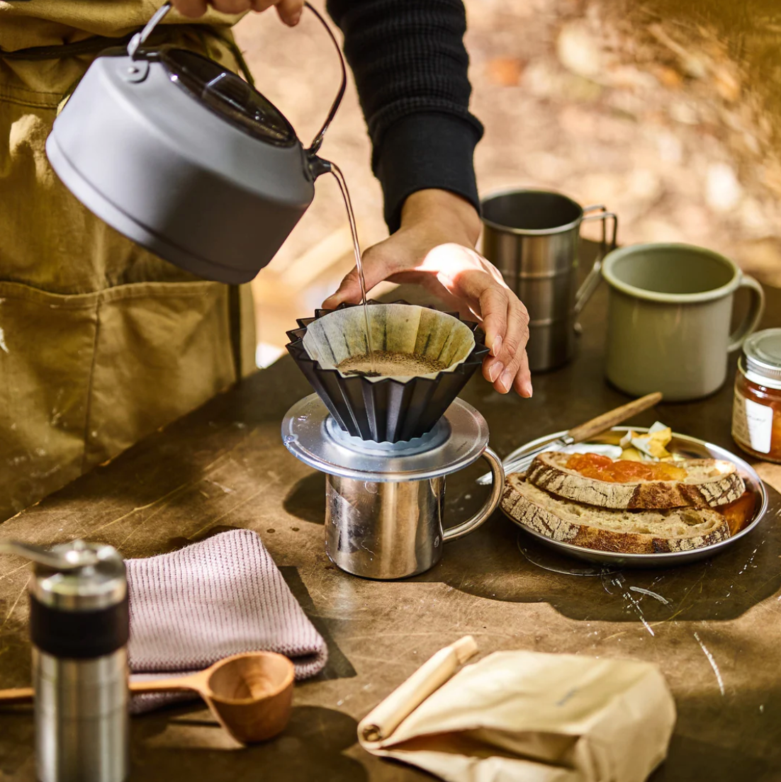 Origami - Pour Over Coffee Dripper - Air - Black