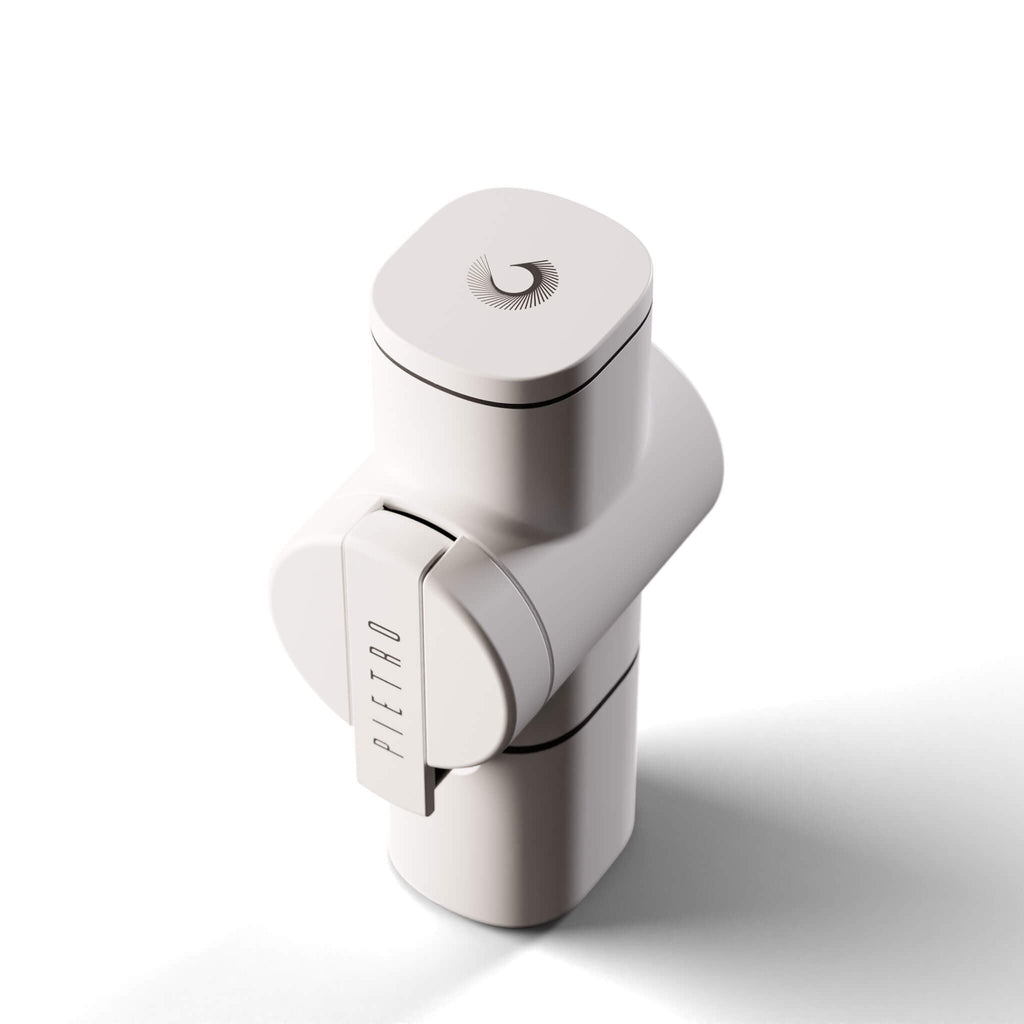 Pietro Pro Brewing Manual Coffee Grinder - White
